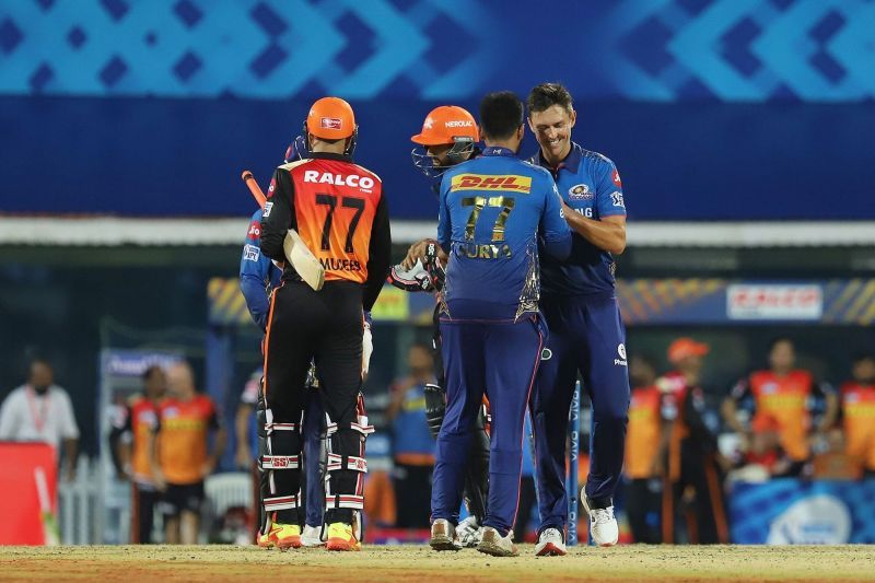 The Sunrisers Hyderabad will lock horns with the Mumbai Indians in their eighth match of IPL 2021. (Image Courtesy: IPLT20.com)