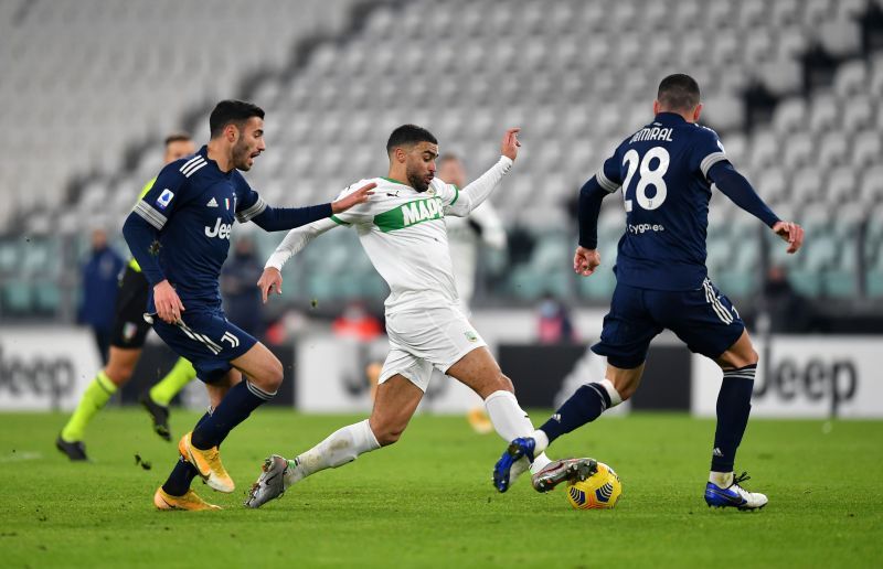 Sassuolo take on Juventus at the Citta del Tricolore Stadium