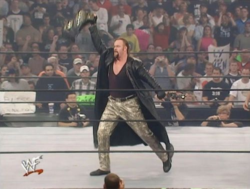 The Undertaker apparently borrowed The Godfather's pants at Survivor Series 2000