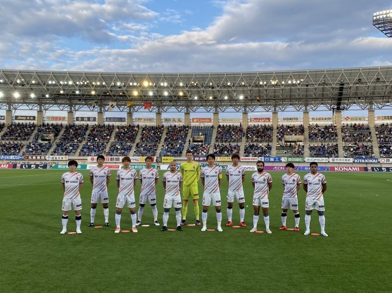 Nagoya Grampus will host Vegalta Sendai on Wednesday. Photo Credit: @nge_official Twitter