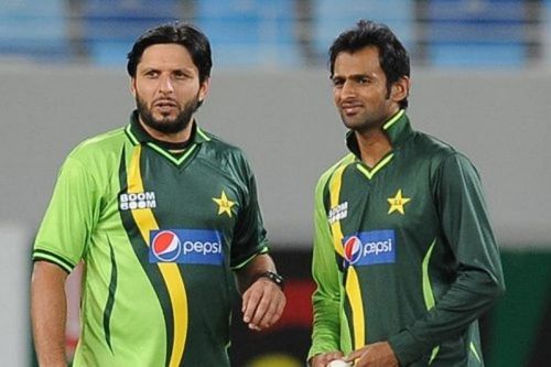 Shahid Afridi and Shoaib Malik