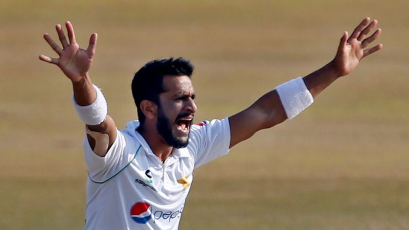 Hasan Ali won the 'Man of the Match' award in the first Test.