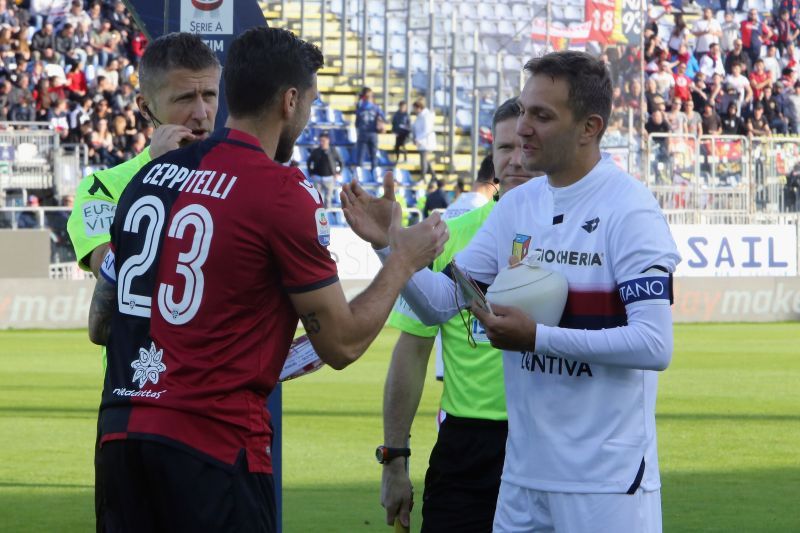 Cagliari take on Genoa on Saturday