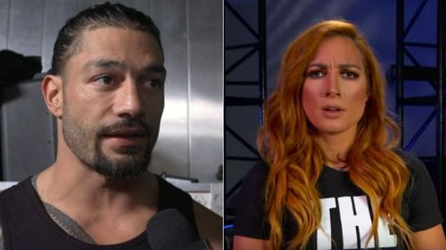 Roman Reigns and Becky Lynch are two of WWE's top stars.