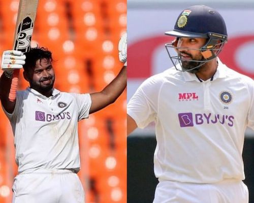 Rishabh Pant (L) and Rohit Sharma made gains in thICC rankings