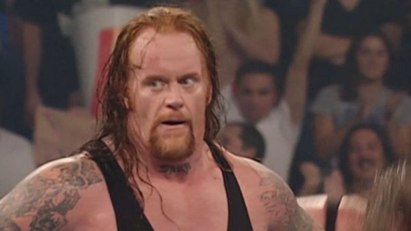 The Undertaker briefly broke character at WWE Unforgiven 2001