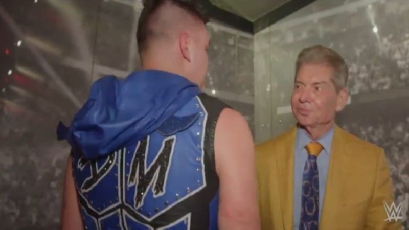 Vince McMahon and Dominik Mysterio