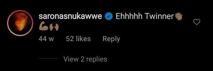 Tamina&#039;s comment