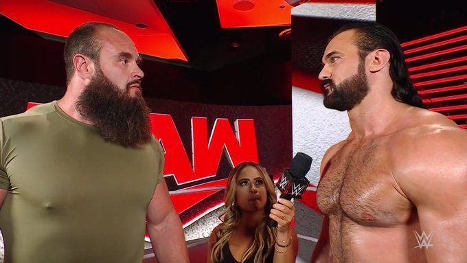 Braun Strowman and Drew McIntyre