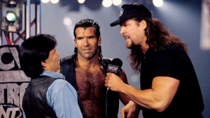 Eric Bischoff, Scott Hall, and Kevin Nash