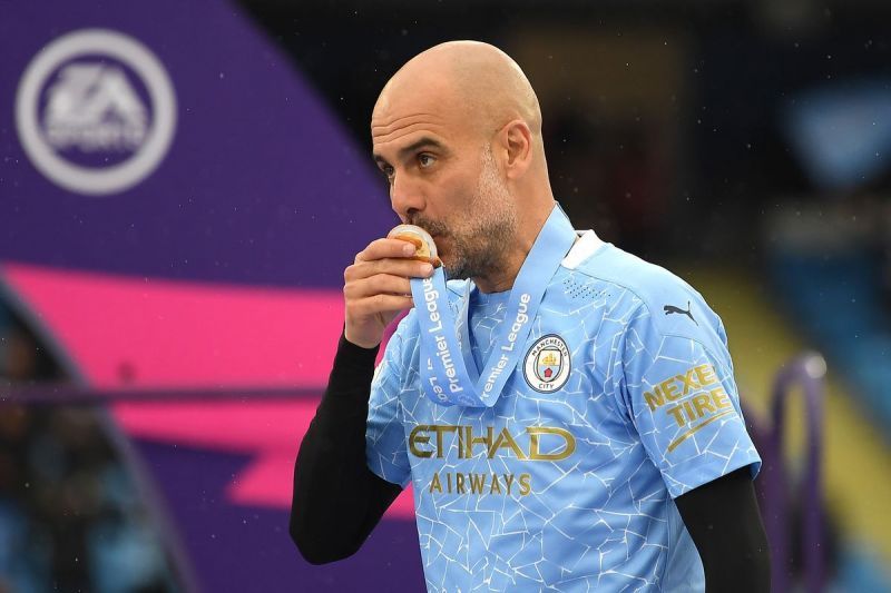 Pep Guardiola is aiming to help Manchester City win their first Champions League title
