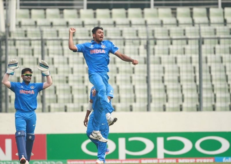 Avesh Khan was the highest wicket-taker for India with 12 wickets in the 2016 U19 World Cup