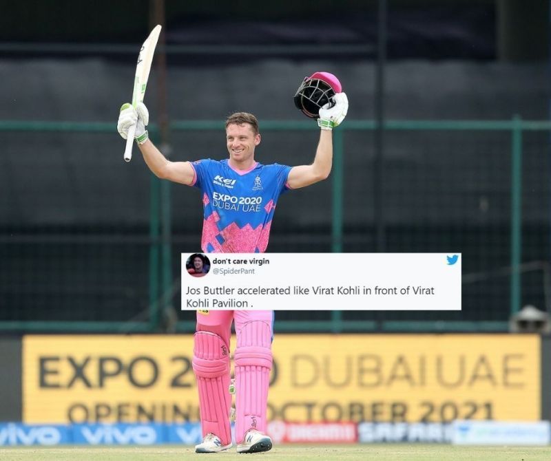 Jos Buttler scored his maiden IPL hundred and the highest score by an RR player