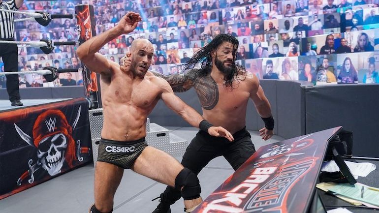 Roman Reigns defeated Cesaro at WrestleMania Backlash