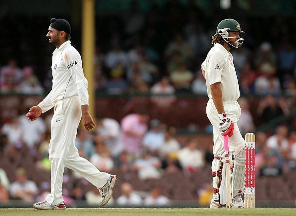 Harbhajan Singh and Andrew Symonds were involved in the infamous Monkeygate incident.