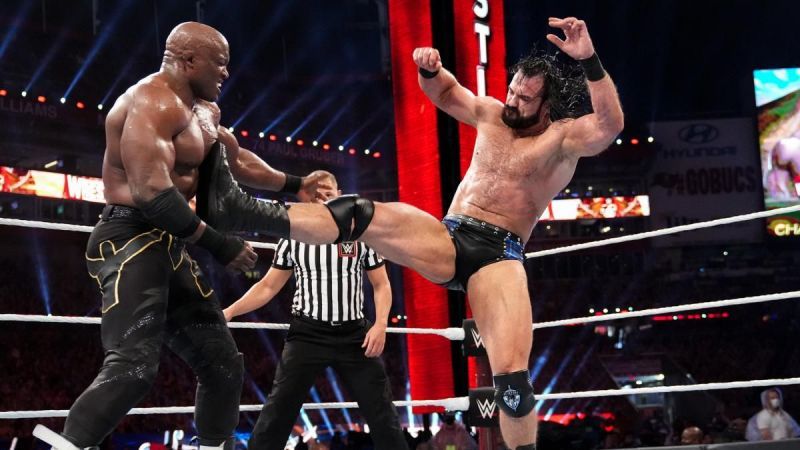 Bobby Lashley retained the WWE Championship against Drew McIntyre at WrestleMania 37