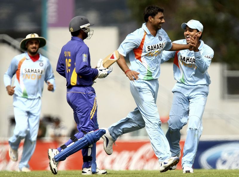 A young India took on Sri Lanka on a number of occasions in 2008, such as this CB series encounter