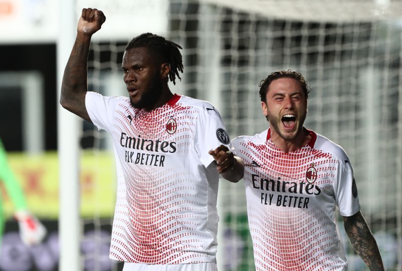 Franck Kessi&eacute; scored two goals on the final day that ensured Champions League spot for AC Milan