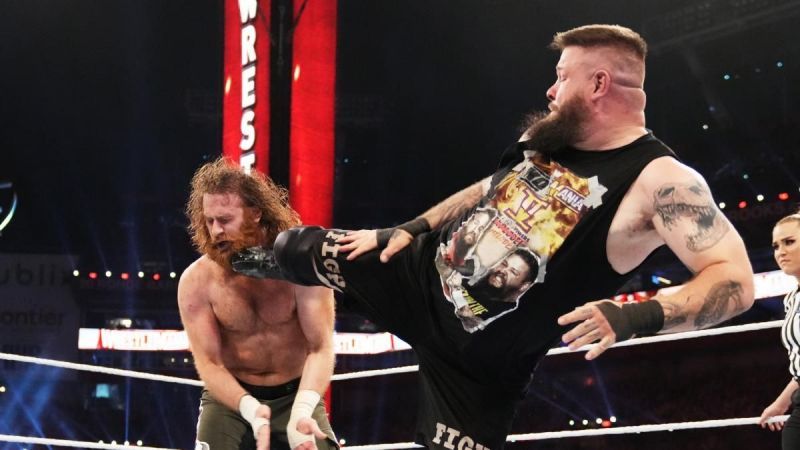 Kevin Owens defeated Sami Zayn at WrestleMania 37