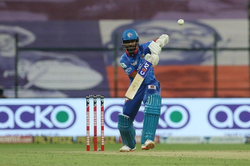 Ajinkya Rahane in action for the Delhi Capitals (Image Courtesy: IPLT20.com)