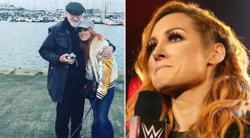 Becky Lynch and her father