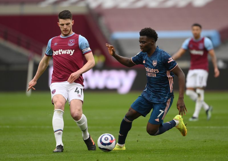 West Ham&#039;s midfield general Declan Rice. (Photo by Mike Hewitt/Getty Images)