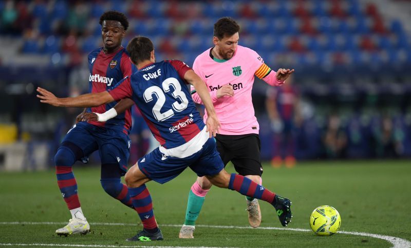 Barcelona failed to defeat Levante