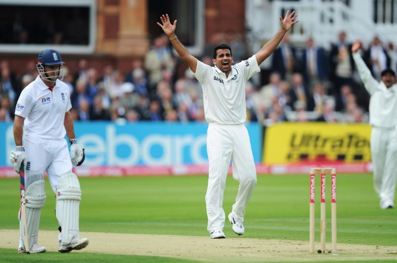 An injury to Zaheer Khan hurt India's chances during their 2011 tour of England.