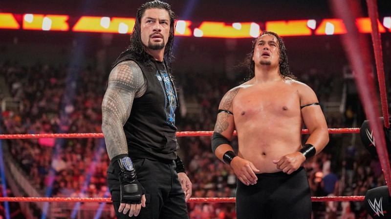 Lance Anoa&#039;i with his cousin Roman Reigns