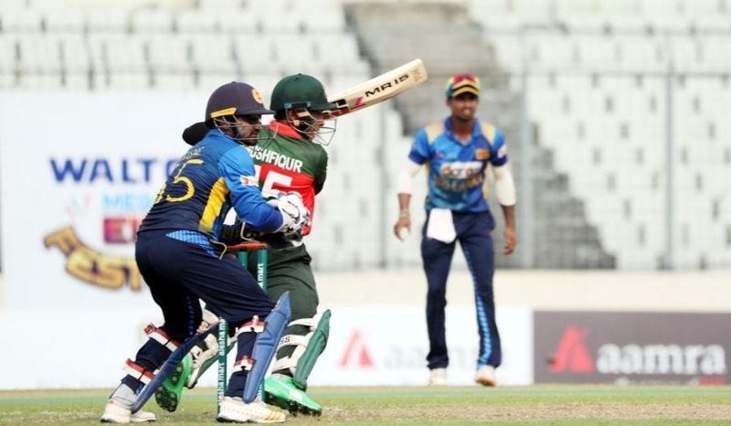 Mushfiqur Rahim claimed the Man of the Match award (Image Courtesy: BCB)