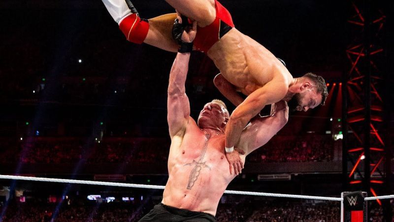 Brock Lesnar feuded with Seth Rollins after defeating Finn Balor