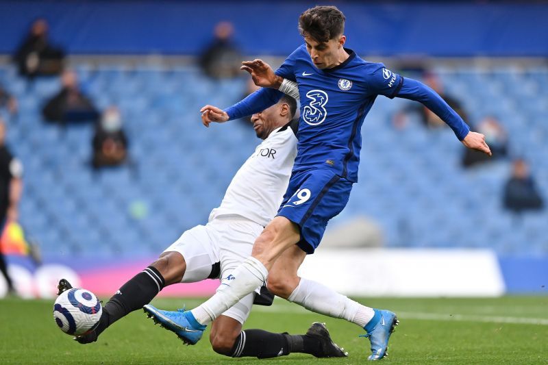 Kai Havertz was pulling the strings in the midfield against Real Madrid. (Photo by Justin Setterfield/Getty Images)