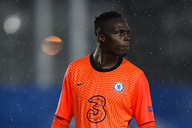 Edouard Mendy during a Chelsea game