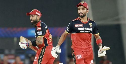 RCB's Virat Kohli and Rajat Patidar Pic: IPLT20.COM