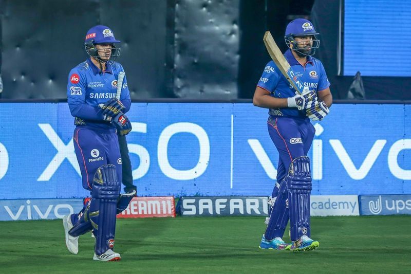 Quinton de Kock and Rohit Sharma will hold the key to Mumbai Indians' success against the Sunrisers Hyderabad at Arun Jaitley Stadium (Image Courtesy: IPLT20.com)