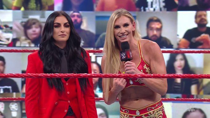 Sonya Deville and Charlotte Flair