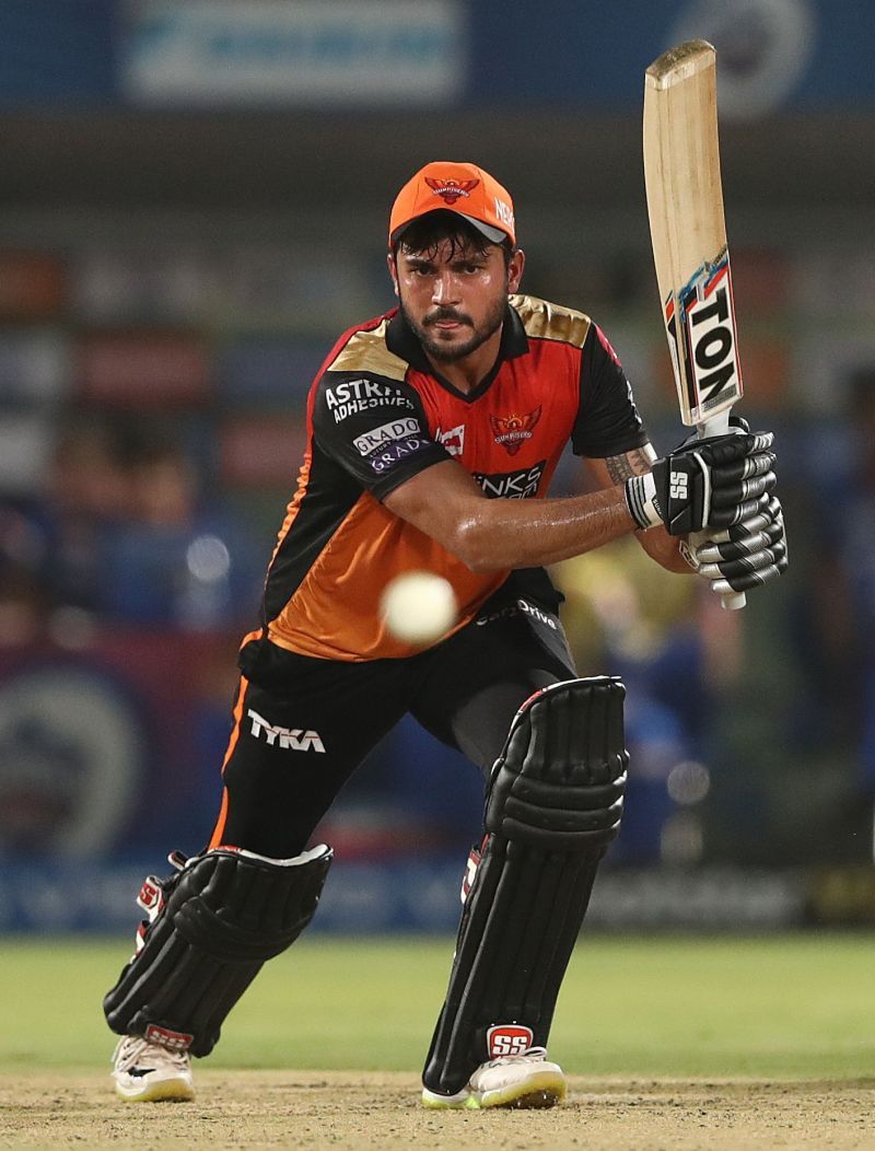 Manish Pandey's form has been a concern for the Sunrisers