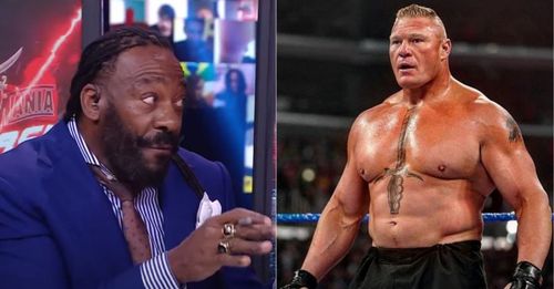 Booker T; Brock Lesnar