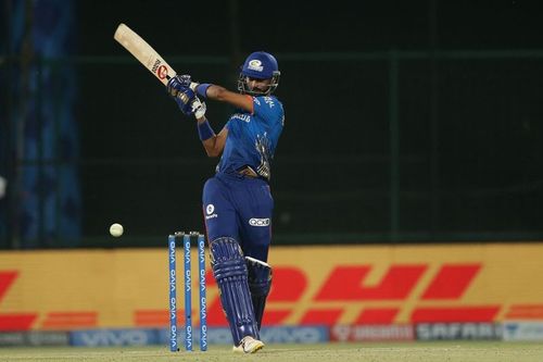 Krunal Pandya played a 39-run knock in MI's win against RR [P/C: iplt20.com]