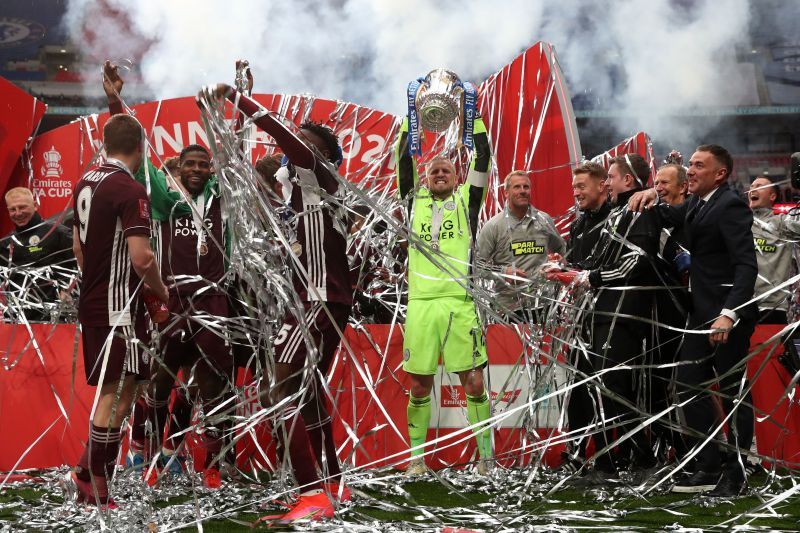 Leicester City defeated Chelsea to win the FA Cup. (Photo by Nick Potts - Pool/Getty Images)