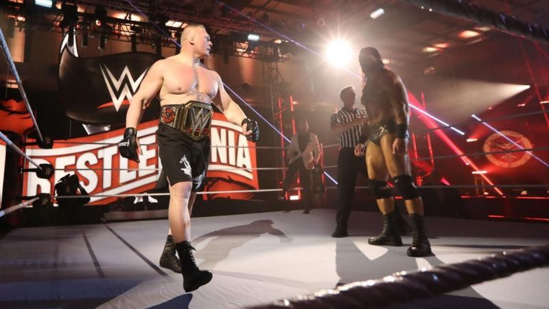 Brock Lesnar faced Drew McIntyre in his latest match