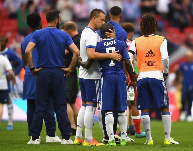 N&#039;Golo Kante and John Terry