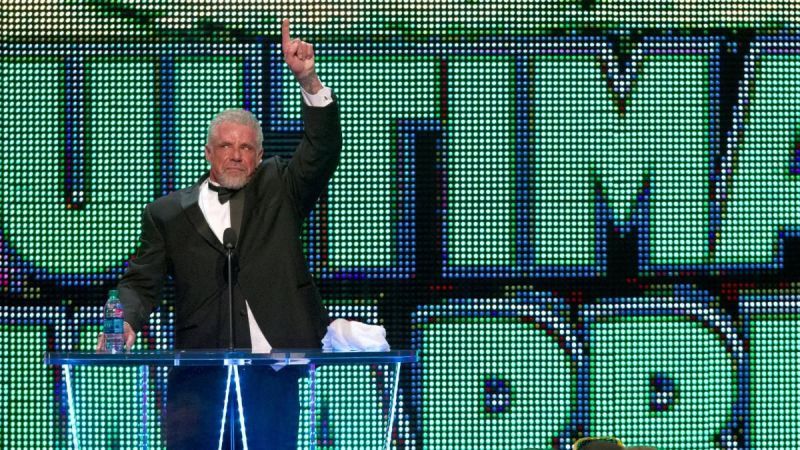 Linda McMahon inducted The Ultimate Warrior into the WWE Hall of Fame