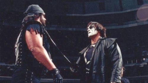 Randy Savage and Sting