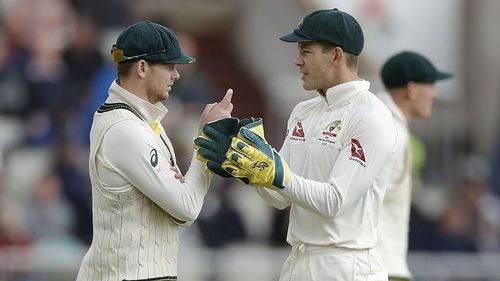 Steve Smith and Tim Paine