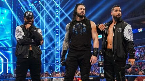 The Usos with Roman Reigns