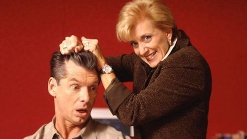 Linda McMahon with Vince McMahon