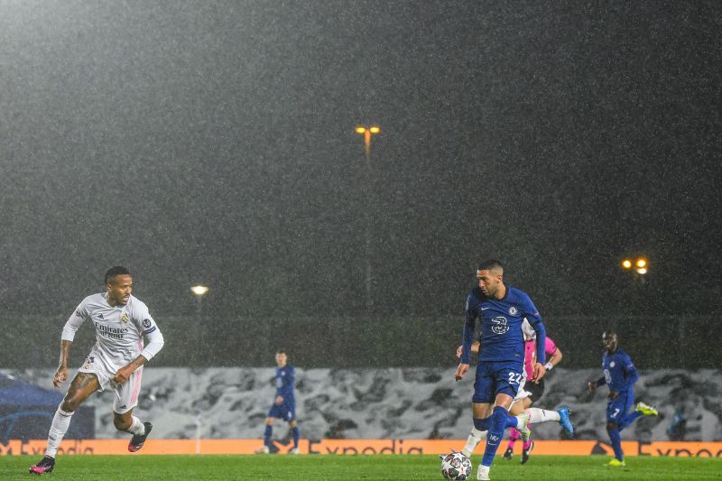 Chelsea vs Real Madrid is tied at 1-1. (Photo by David Ramos/Getty Images)