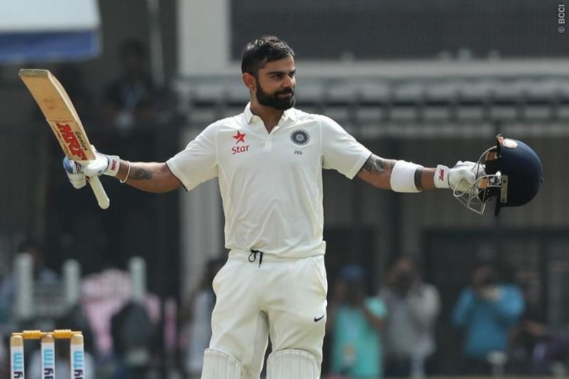 With his knock of 211, Kohli became the first Indian captain to score 2 double centuries in Tests (PC: BCCI)