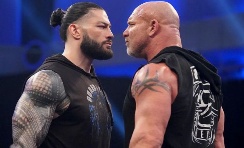 Roman Reigns and Goldberg